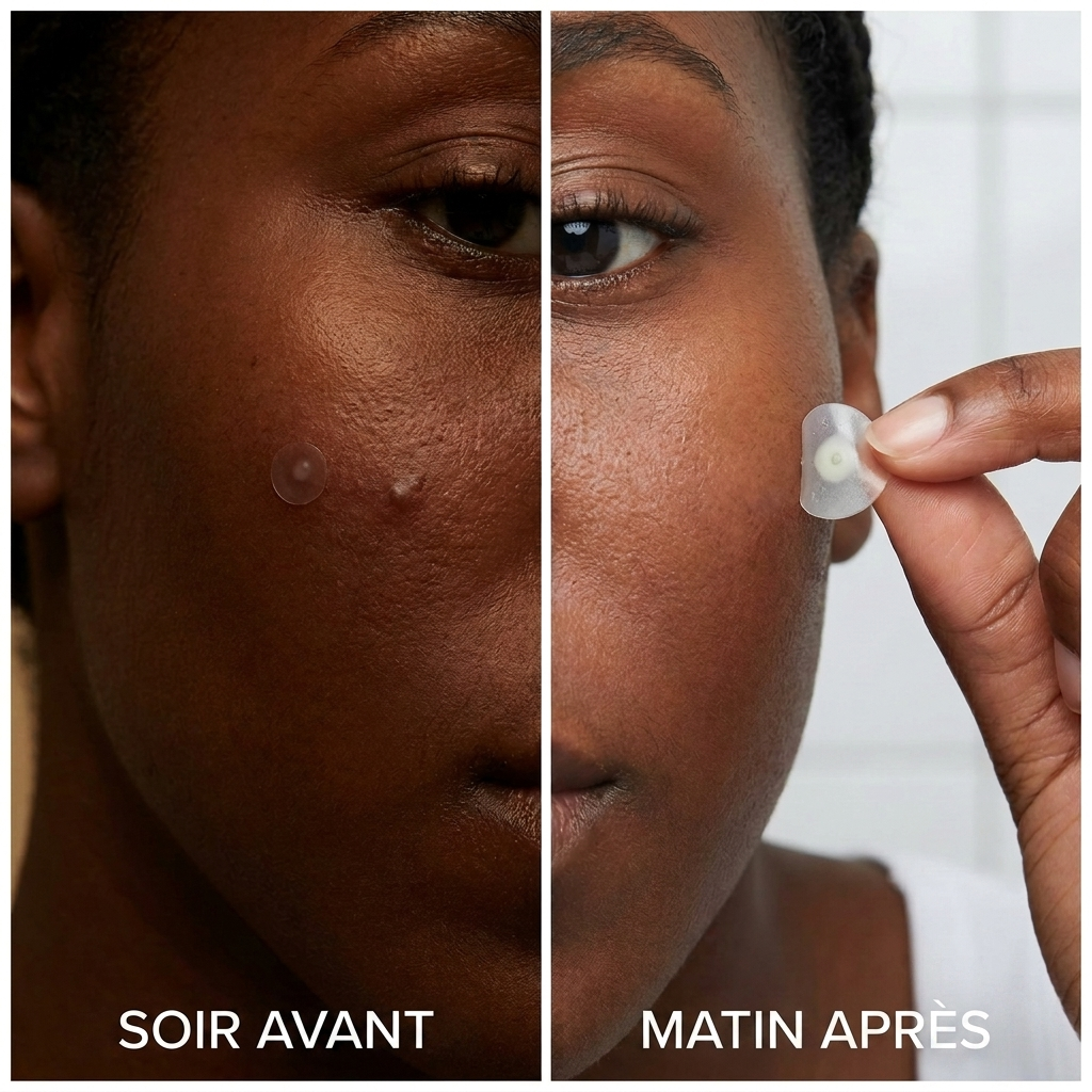 Patch Anti-Boutons Hydrocolloïde HUENCO — Boîte de 36 | Absorbe les Imperfections en 6-8h
