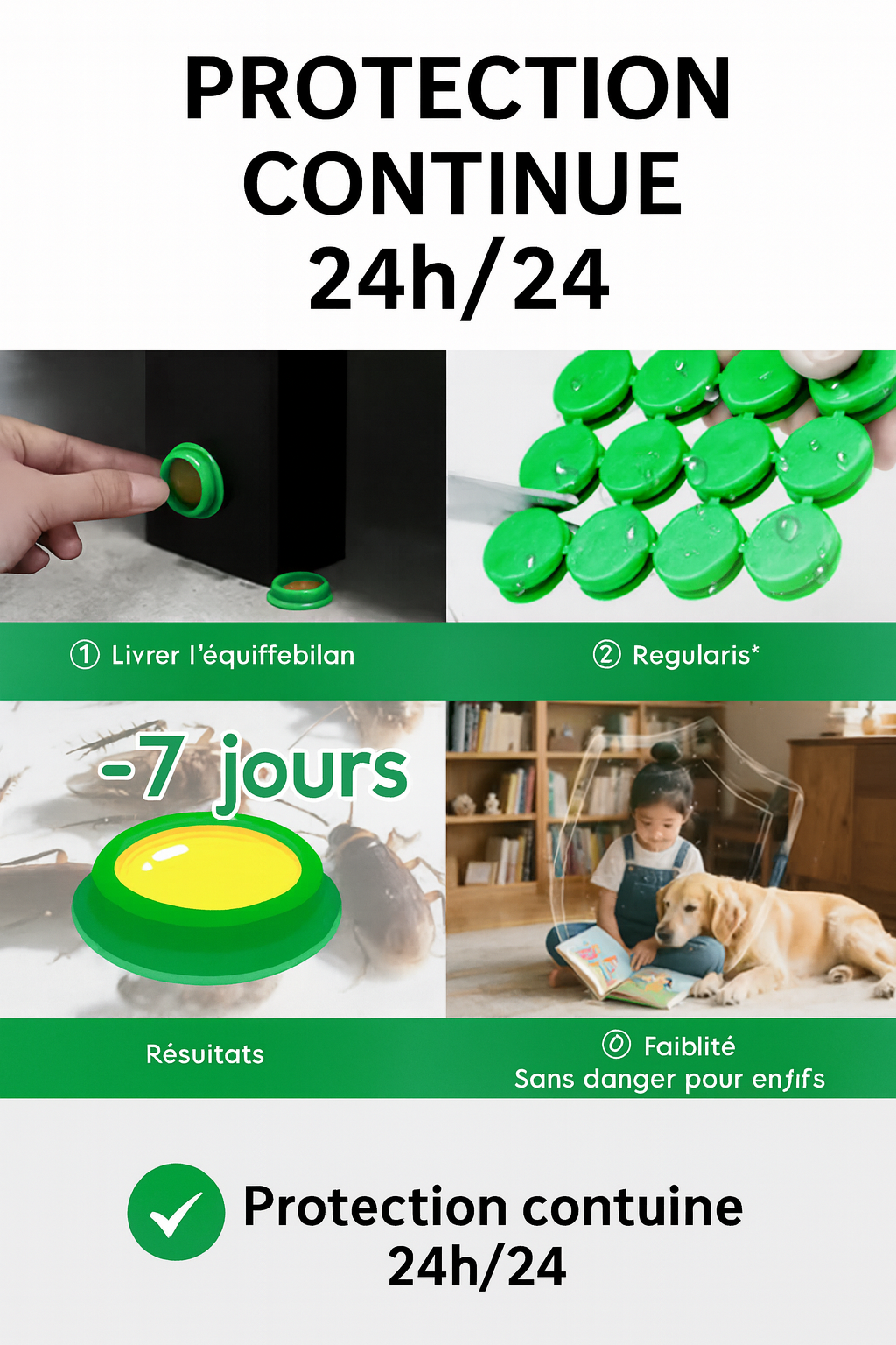 "Fini les Cafards en 3 Jours — Gel Anti-Cafard Professionnel, Sans Odeur, Sans Danger pour Tes Enfants"