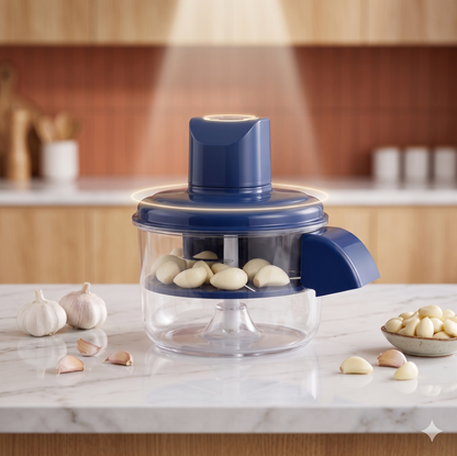 Éplucheur Électrique Automatique Multifonction – Ail, Raisins & Tomates en 30 Secondes