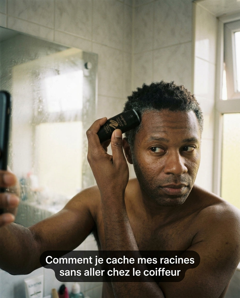 Stick Coloration Cheveux & Barbe — Vos Racines Couvertes en 30 Secondes, Sans Gants ni Mélange Bj