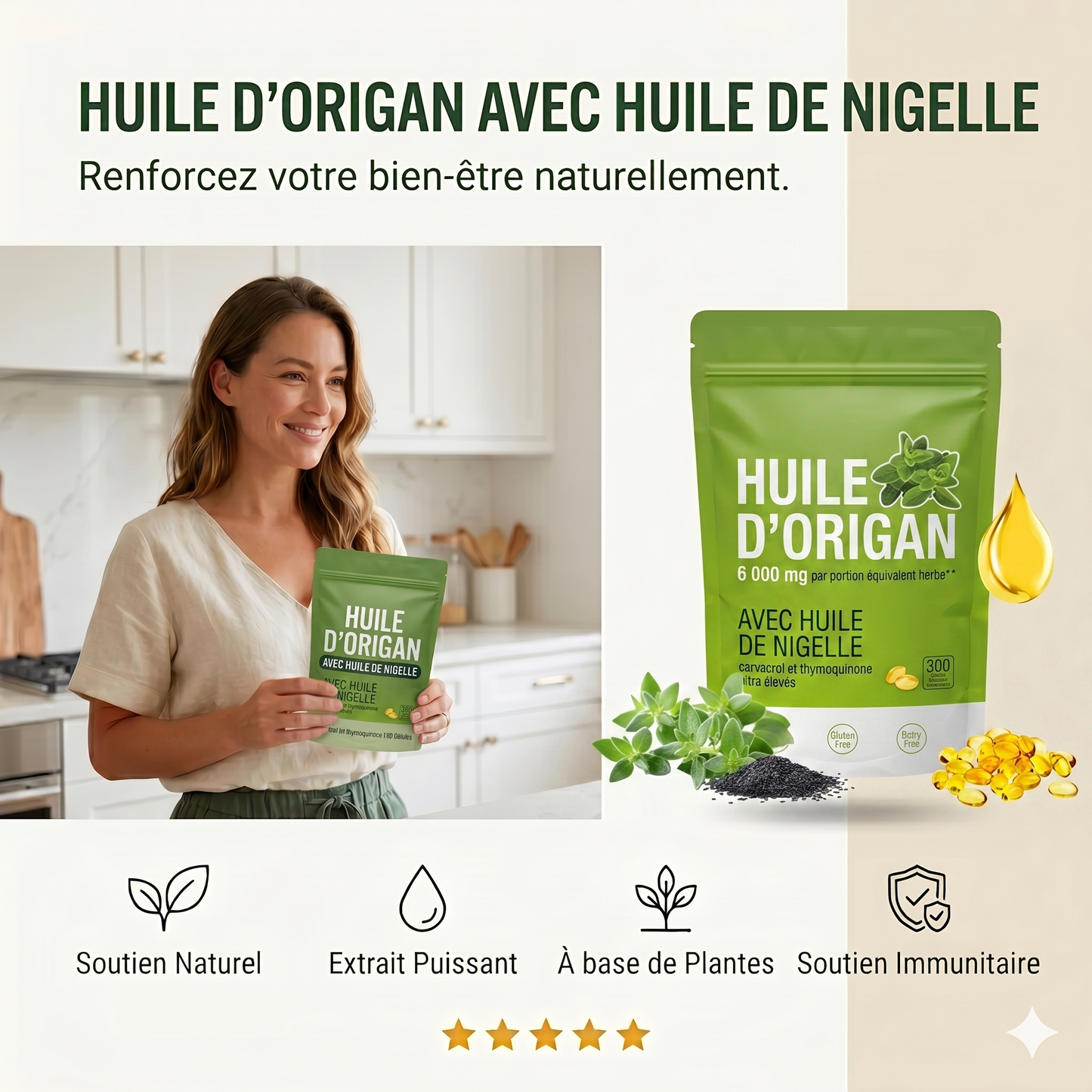 Huile d’Origan & Nigelle — Deux Trésors Naturels, Un Seul Geste Chaque Jour ( CIV )