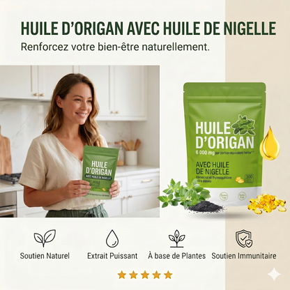 Huile d’Origan & Nigelle — Deux Trésors Naturels, Un Seul Geste Chaque Jour ( CIV )