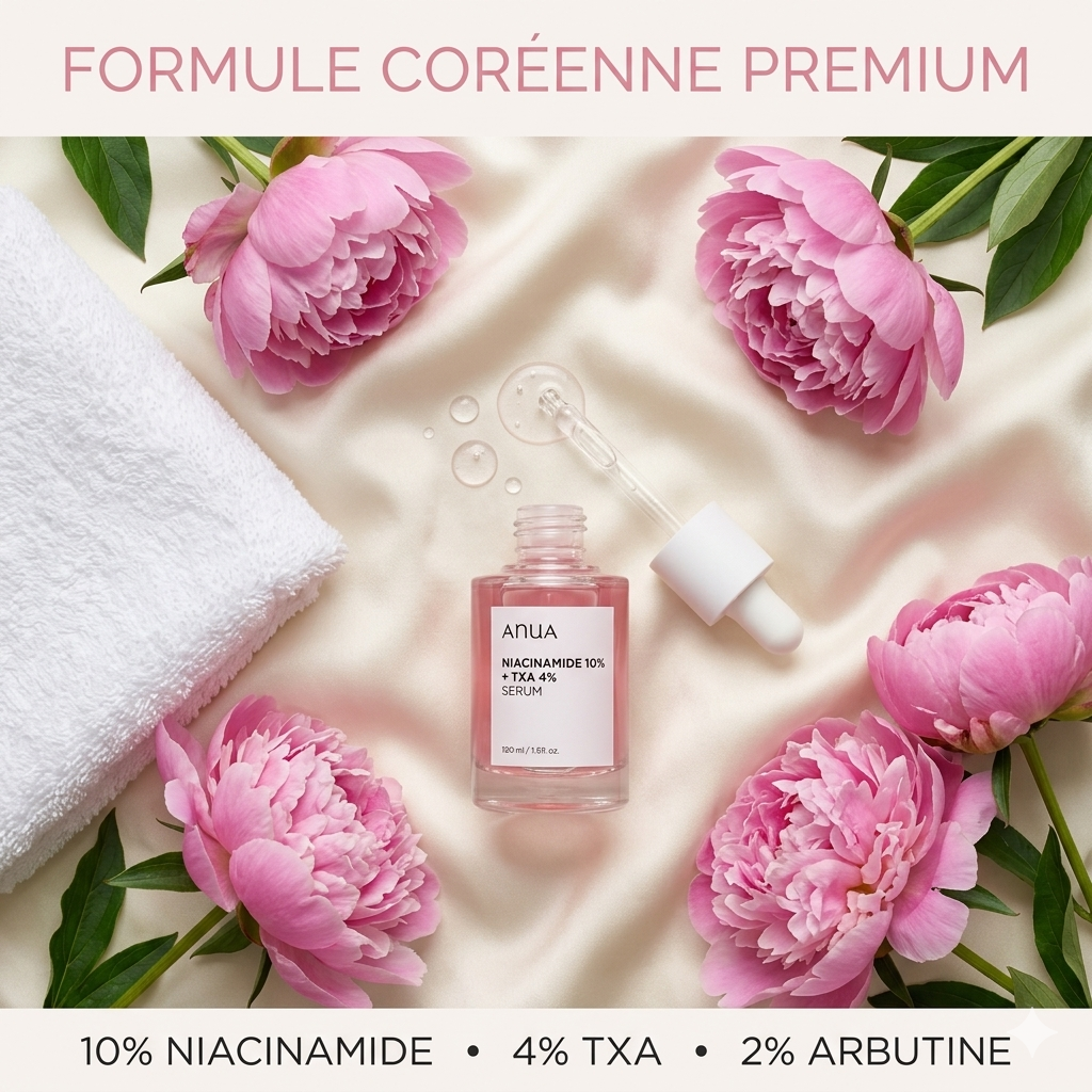Sérum ANUA Niacinamide 10% + TXA 4% – Anti-Taches & Éclat Coréen | 30ml