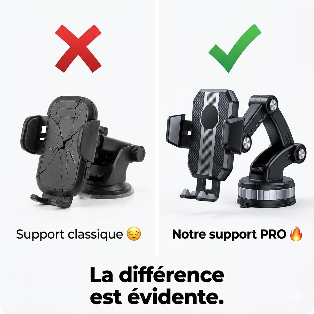 Support Téléphone Bras Robot — Fini le Téléphone qui Tombe ! Le Bras Robot est Arrivé au Bénin 📱🤖