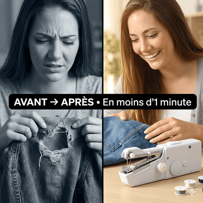 🪡 Machine à Coudre Portable — Réparez N’importe Quel Tissu en 30 Secondes, Sans Expérience