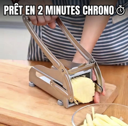 Coupe-Frites Professionnel — Préparez 1kg de Frites en Moins d’1 Minute !