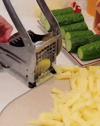 Coupe-Frites Professionnel — Préparez 1kg de Frites en Moins d’1 Minute !