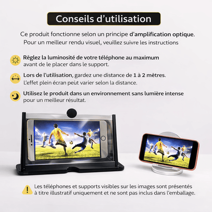 UN MINI CINÉMA DANS VOTRE SAC — VIVEZ CHAQUE VIDÉO EN GRAND FORMAT !