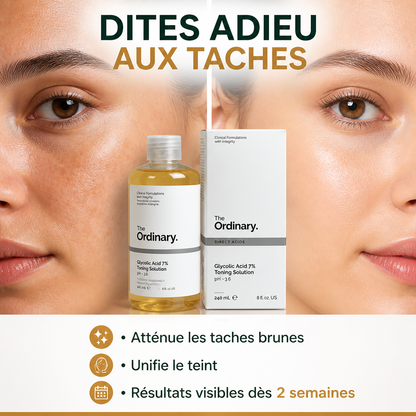 The Ordinary Glycolic Acid 7% Toning Solution 240ml – Éclat & Anti-Taches
