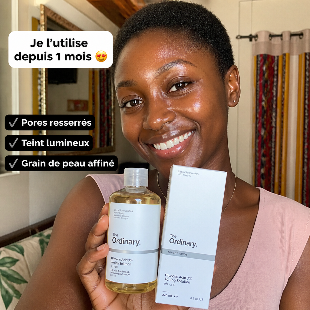 The Ordinary Glycolic Acid 7% Toning Solution 240ml – Éclat & Anti-Taches