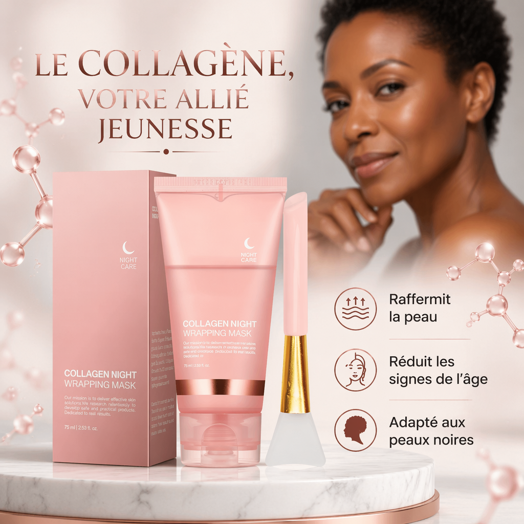 Masque de Nuit Collagène 75ml – Hydratation Intense & Effet Repulpant