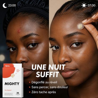 Patch Anti-Boutons Hydrocolloïde HUENCO — Boîte de 36 | Absorbe les Imperfections en 6-8h