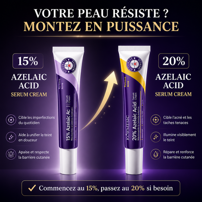 Acide Azélaïque 20% – Concentration Maximale Acné & Taches Résistantes