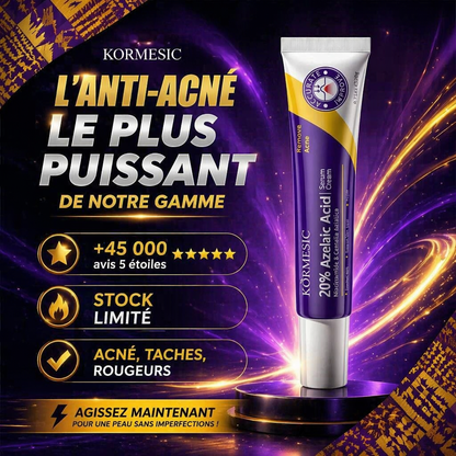 Acide Azélaïque 20% – Concentration Maximale Acné & Taches Résistantes