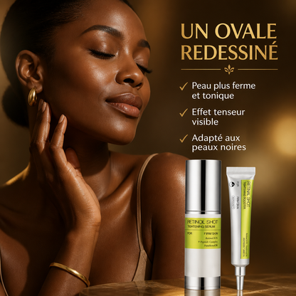 Duo Retinol Shot – Sérum Tenseur + Booster Anti-Relâchement Ciblé