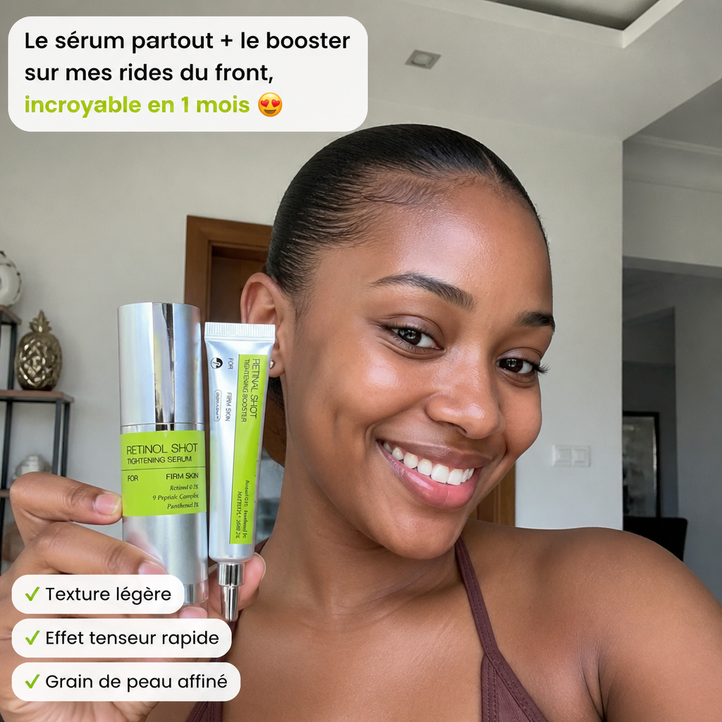 Duo Retinol Shot – Sérum Tenseur + Booster Anti-Relâchement Ciblé