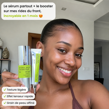 Duo Retinol Shot – Sérum Tenseur + Booster Anti-Relâchement Ciblé