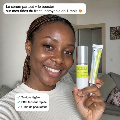 Duo Retinol Shot – Sérum Tenseur + Booster Anti-Relâchement Ciblé