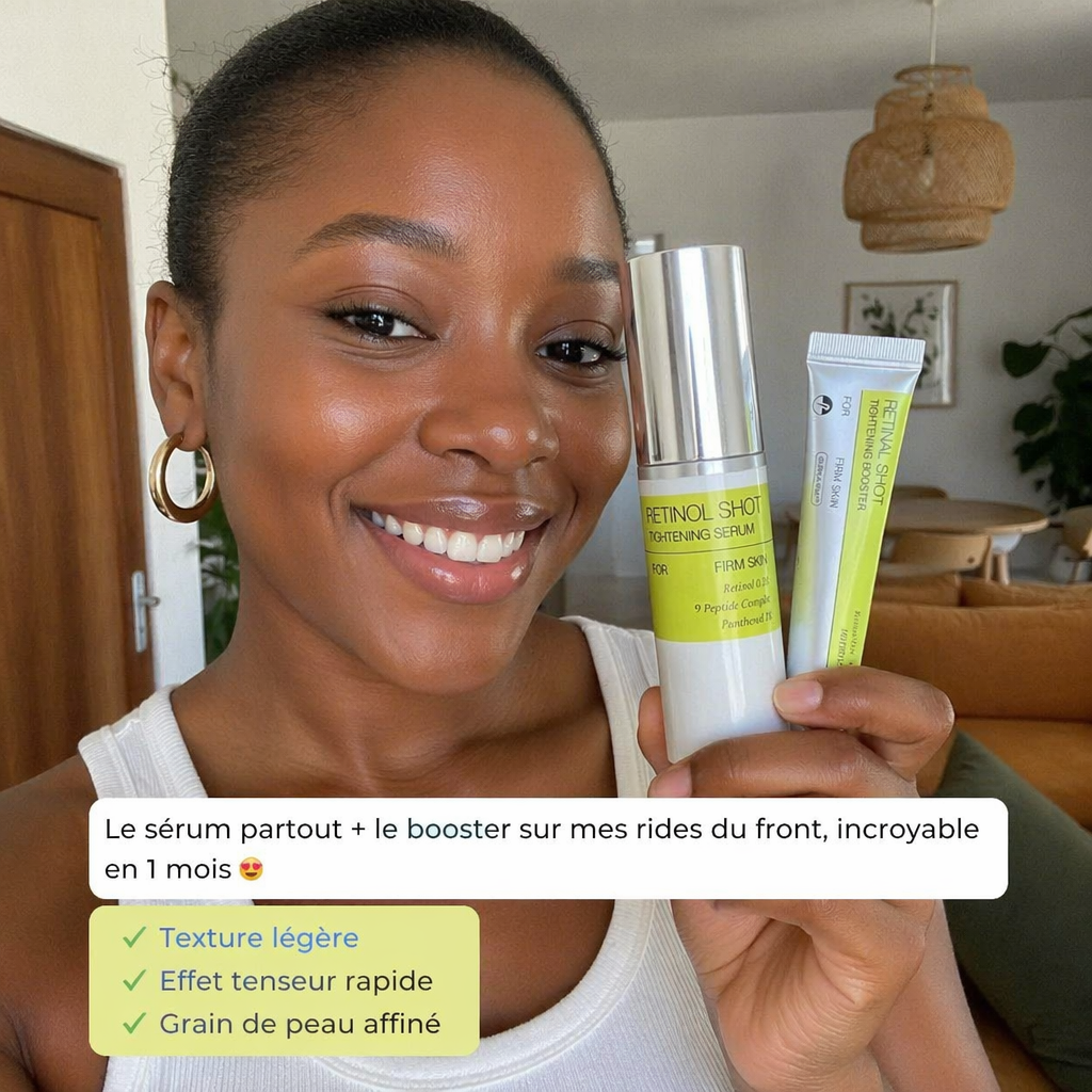 Duo Retinol Shot – Sérum Tenseur + Booster Anti-Relâchement Ciblé