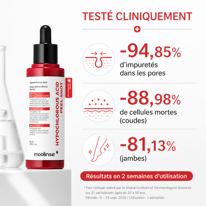 Peel Shot Coréen – Peeling Doux Visage & Corps à l'Acide Hypochloreux 80ml