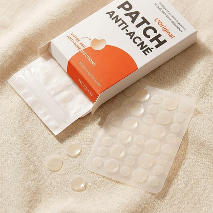 Patch Anti-Boutons Hydrocolloïde HUENCO — Boîte de 36 | Absorbe les Imperfections en 6-8h